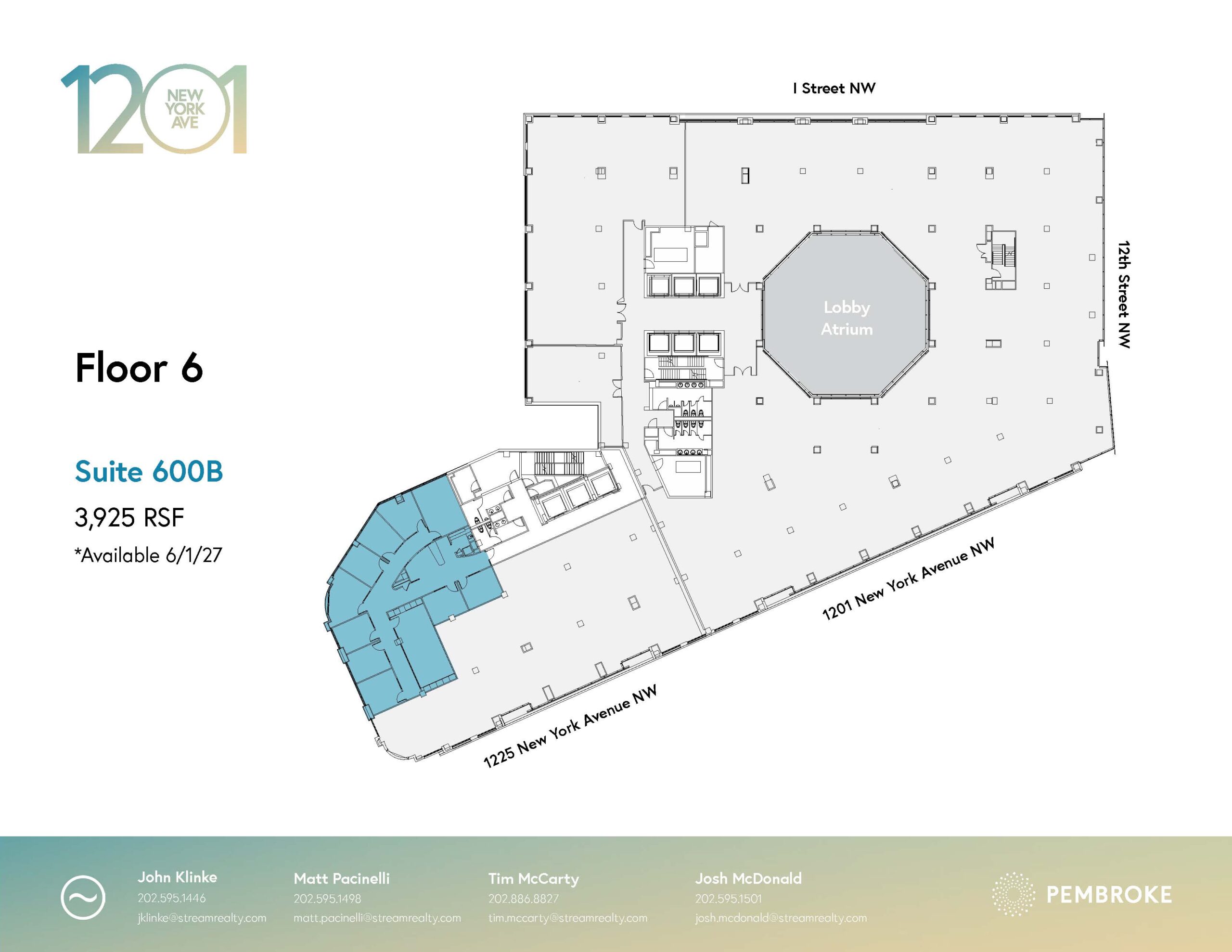 1201NYA Suite 600B
